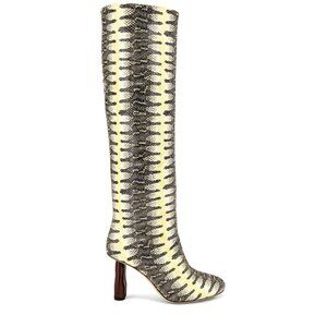 Rejina Pyo Allegra Boot Churry Snake NIB US 7/37